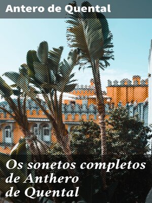 cover image of Os sonetos completos de Anthero de Quental